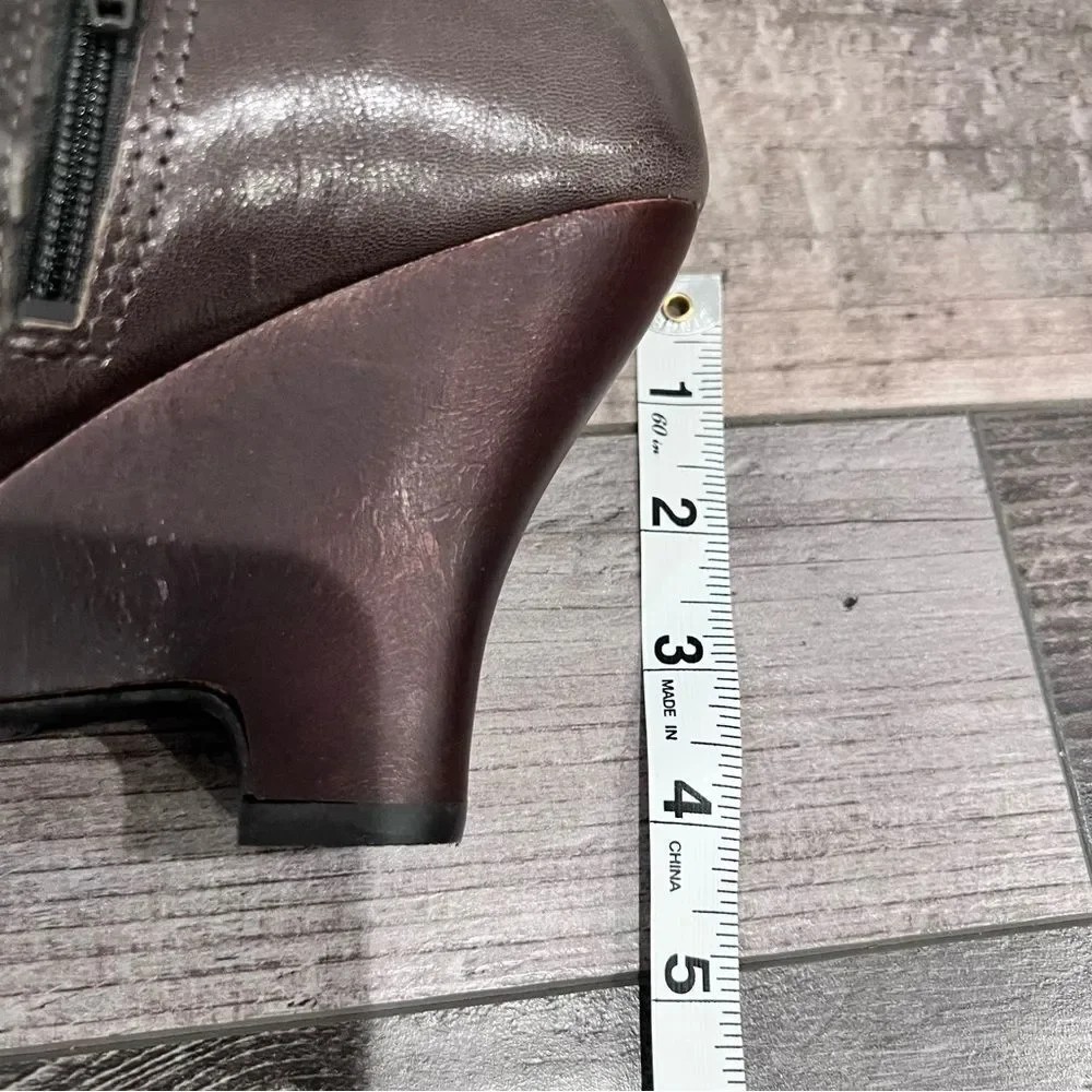 Naya peep-toe wedges size 9 in Greyish/brown - Picture 9 of 9